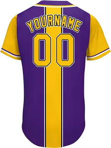 Camiseta de equipo de béisbol para hombre y mujer, camiseta de media manga con botones estampados, uniforme deportivo con nombre de equipo con estampado Digital 100% - Product Image 5
