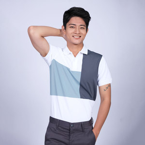 Usine de vente directe Polo tenue décontracté tissu de haute qualité tricoté Polo Scrubs uniformes ensembles vêtements pour hommes fabriqués au Vietnam - Product Image 4