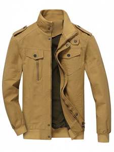 Dernières vestes souples imperméables au vent en polyester confortables avec logo personnalisé - Product Image 5