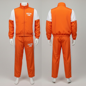 Conjuntos Deportivos de Chándal para Hombre, Pantalones Jogger y Camiseta de Algodón 100%, Talla Grande, Diseño Personalizado con Logotipo, para Invierno - Product Image 5