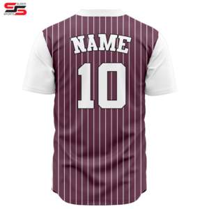 Productos de tendencia 2025 recién llegados camiseta de béisbol gran oferta camiseta de béisbol para hombres y mujeres con nombre y número de equipo personalizado - Product Image 2