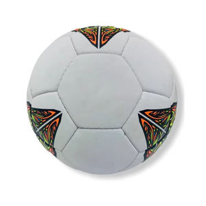 Ballon de football en cuir léger de haute qualité, fabriqué sur mesure, avec couleurs et logo personnalisés pour un usage sportif - Vente promotionnelle en ligne - Product Image 1