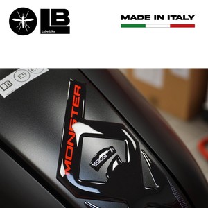 Autocollants de protection de réservoir 3D de taille personnalisée, compatibles avec Ducati Monster 937 2021, type logo - Product Image 5