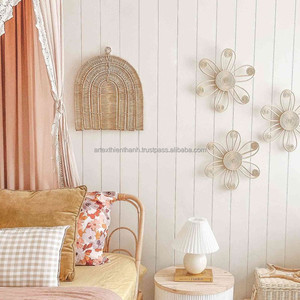 Ornements muraux en rotin de Style nordique Unique, décoration de la maison, salon, tenture murale en rotin arc-en-ciel - Product Image 3