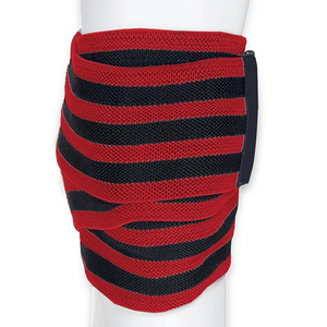 <b>High</b> Quality Elastic <b>Knee</b> Wraps Unisex Top Selling Rubber Wrap for Powerlifting and Fitness Wholesale Customizable Logo - Product Image 4