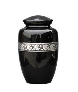 Adult Cremation Urns for Male/Female Funeral Urn for Human Ashes Decorative Urns for Ashes <b>Large</b> <b>Keepsake</b> <b>Box</b> (Decent Black) - Product Image 1