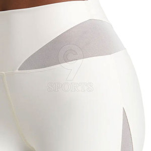 Women's Fitness Activewear Seamless Mid-Waist Elastic Waist <b>Leggings</b> with Solid <b>Pattern</b> Quick Dry & Breathable Workout Pants - Product Image 5