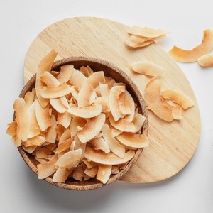 ชิ้นเนื้อมะพร้าวคั่วรสหวานอร่อยชิปเนื้อมะพร้าวปิ้งธรรมชาติจากโรงงานส่งตรงจากโรงงาน - Product Image 3