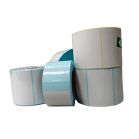 Étiquettes thermiques personnalisées en usine pour les bons de livraison logistique 4*6 pouces, supermarché, centre commercial, emballage de vente au détail, 1*2 3*2 pouces, vente en gros en vrac