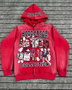 Sudaderas con capucha informales de invierno para hombre, Color sólido, 100% algodón, ajuste Regular, secado rápido, ropa de moda transpirable ecológica - Product Image 5