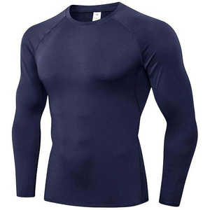 Venta al por mayor de sublimación impresa logotipo personalizado Rash Guard Mma manga larga Rashguard hombres personalizado Bjj Surf Rashguard traje de baño OEM - Product Image 5