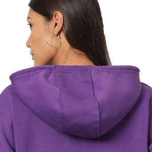 Women Solid Color Fleece <b>Hoodie</b> Soft Warm Pullover Long Sleeve Casual Hooded Top <b>Comfy</b> Everyday Wear Winter Autumn Eco-Friendly - Product Image 5