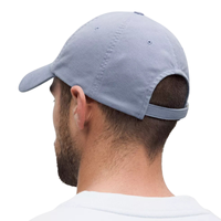 Topi Baseball Klasik Unisex Warna Dapat Disesuaikan Logo Bordir Kain Katun Twill Lembut Sporty Bernapas Alami Tahan Air