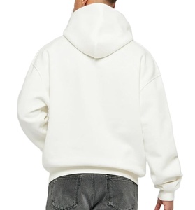 Oem Street Cotton Drop Shoulder Pullover Street Oversized <b>Hoodies</b> Men Custom Heavyweight Oversized <b>Plain</b> <b>Hoodies</b> 2024 - Product Image 3