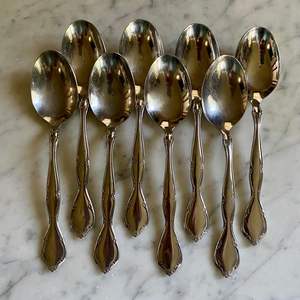 Cuillères en acier inoxydable personnalisées, couverts brillants pour hôtel, décoration de la maison avec étui poli miroir, élégant et durable - Product Image 1