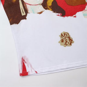 T-shirt pour homme en tissu tricoté 100% coton de haute qualité, nouveau design, respirant, vêtements décontractés, impression personnalisée, vente en gros - Product Image 6