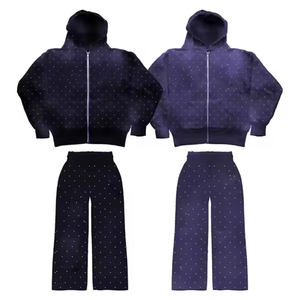 Chándal Cortavientos Impermeable Personalizado para Exteriores, Talla Grande, Transpirable, para Entrenamiento de Invierno, Diseño Sólido - Product Image 5