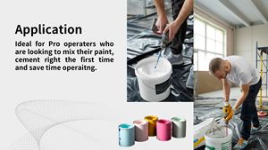 เครื่องผสมสีแบบเร็วสำหรับงานอุตสาหกรรมและงาน DIY วัสดุเหล็กปรับแต่งได้ รองรับ OEM และ ODM - Product Image 6