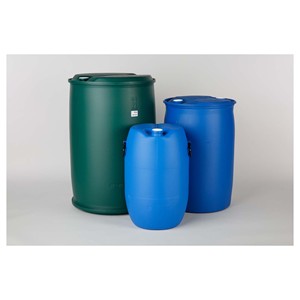 ถังพลาสติก HDPE สีฟ้า200L สีฟ้าเกรดอาหารโรงงานคู่ต่างหูถังถังจัดส่งถังพลาสติกสีฟ้า200L - Product Image 3