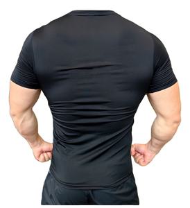 เสื้อยืดออกกำลังกายผู้ชายทรงสลิมฟิต สีตามสั่ง แห้งเร็ว สำหรับฟิตเนส ยิม ออกกำลังกาย ทรงเข้ารูป กระชับกล้ามเนื้อ - Product Image 4