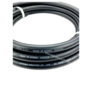 [SAMHWA] Manguera de Combustible NBR SAE 30R7, Manguera de Aceite Reforzada, Tubo de Goma Flexible, Servicio de Corte y Marcado OEM, Entrega Rápida - Product Image 5