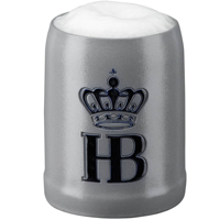 Chope à bière classique en grès émaillé Hofbraeuhaus Muenchen Oktoberfest 0,25 L, haute qualité, faite à la main, durable et résistante