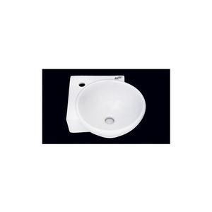 Lavabo pequeño de esquina de piedra con acabado brillante de calidad superior, fregadero colgado en la pared, uso doméstico en Hotel, venta al por mayor de confianza, Baño - Product Image 1