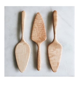 ไม้เซิฟเวอร์พายทำจากไม้เครื่องมือตัดเค้กไม้ธรรมชาติเป็นมิตรต่อสิ่งแวดล้อม - Product Image 1