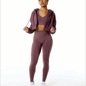 <b>Womens</b> Oversized Casual Hoodies <b>Fleece</b> Long Sleeve Sweatshirts Pullover <b>Tops</b> Comfy Athletic Cropped <b>Tops</b> - Product Image 2