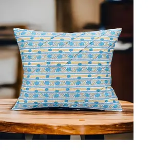 Capas impressas personalizadas do almofada, artesanais feitas à mão em 100% algodão máquina lavável em uma mistura de design floral & geométrico.