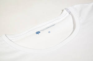 Camiseta blanca lisa de algodón y bambú para hombre, ropa de tela sostenible, fabricantes personalizados, OEM, para impresión - Product Image 5