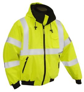 Venta al por mayor de alta calidad de seguridad de la chaqueta de seguridad de los hombres Hi Vis Reflector Workwear Jacket Construction Clothes Jackets - Product Image 1