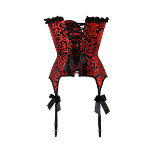 New Arrival <b>Women's</b> Waist Training Corset Sexy Embroidered Bustier Top Customized Colors Sizes Logos XS Size Long <b>Shapewear</b> - Product Image 3