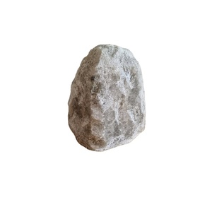 Hand Carved Gray Himalayan Crystal Salt Lamp Pyramid Shape with Touch <b>Dimmer</b> Switch for Bedroom Living Room Relaxing Decor - Product Image 1