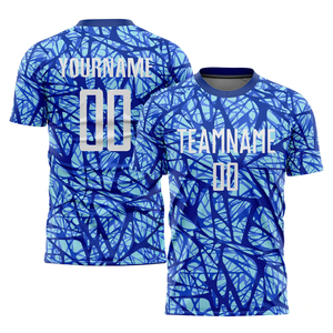 Maillot de football 100% Polyester, beau Design personnalisé, vente en gros, usine de haute qualité, prix bas, meilleure vente - Product Image 1