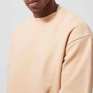 Camiseta de Lujo Extra Grande Personalizada de Estilo Urbano, Camiseta de Alta Calidad 100% Algodón Orgánico, Hombros Caídos, Corte Cuadrado, Gruesa, para Hombre - Product Image 5