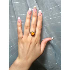 Navajo Handmade <b>Statement</b> <b>Ring</b> Spiny Oyster & Turquoise on Platinum Size 9.25 Everyday Wear - Product Image 5