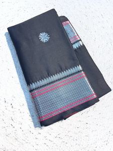 Sari en soie Pethani indien, très vendu, élégant et stylé, avec un chemisier exclusif et élégant, tenue ethnique tendance pour les fêtes - Product Image 4