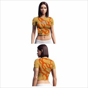 T-shirts courts pour femmes en matière durable de qualité supérieure, résistants, pour adultes, marque privée - Product Image 5