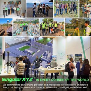 VENTES D'ORIGINE-Récepteur GPS d'équipement d'enquête E1 RTK GNSS singulier avec IMU Rover et équipement d'arpentage de collecteur de poche de Base - Product Image 4