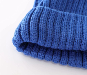 Gorro térmico de Invierno para mujer con diseño de logotipo personalizado, gorro acanalado de Cachemira pura de Punto 2x2 clásico 2026 - Product Image 6
