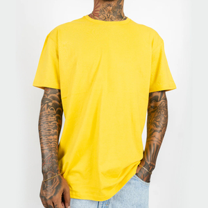 Chemise en coton à manches courtes pour hommes 200gsm surdimensionnée épaules tombantes streetwear coupe tendance production OEM - Product Image 4