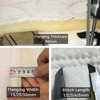 Meilleure machine à coudre surjeteuse Heavy-Duty PEGASUS Heads Multifonctionnel High-Speed Mattress Flange Machine 80mm Thickness