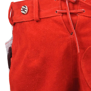 กางเกงหนังแท้สไตล์บาวาเรียนสำหรับผู้ชาย / กางเกงหนังกลับแท้สำหรับผู้ชาย - Product Image 6