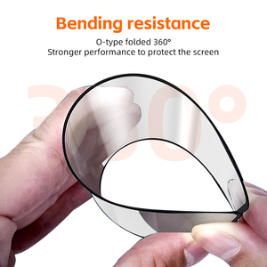 Protector de Pantalla de Vidrio Templado Plegable en Forma de <span class=keywords><strong>O</strong></span> de Alta Definición Premium, Antirrayas y Antiexplosión para Apple <span class=keywords><strong>iPhone</strong></span>, Resistencia de 45 kg - Product Image 2