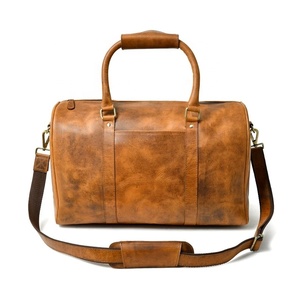 Weekender Overnight Duffle Sac fourre-tout en cuir imperméable pour hommes femmes LDB-0135 - Product Image 1