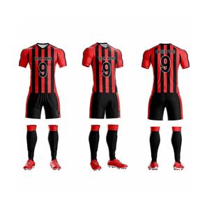 Sublimación completa Camiseta de fútbol de alta calidad Club personalizado Ropa de fútbol Equipos Diseño profesional Uniformes de fútbol - Product Image 6