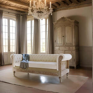 Sofa gaya Perancis sofa ruang tamu dengan desain Vintage - Product Image 2