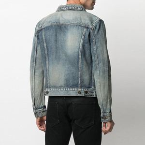 Chaqueta de calidad superior para hombre, chaqueta vaquera, abrigo vaquero abotonado informal, ropa de abrigo elegante para hombre, perfecta para Otoño e Invierno - Product Image 5