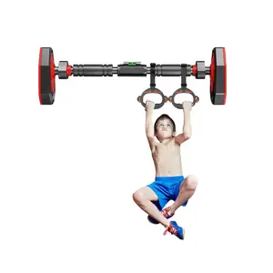 Precio de piso por tiempo limitado Gimnasio Pull Up Bar 6 refuerzos Interior Body Building Pull Up Bar Puerta para Fitness en el hogar